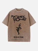 My Chemical Romance Print Round Neck T-shirt