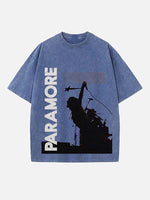 Paramore Print Round Neck T-shirt