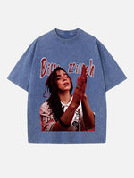 Billie Eilish Print Round Neck T-shirt