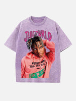Juice WRLD Print Round Neck T-shirt