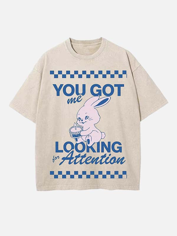 NewJeans Print Round Neck T-shirt