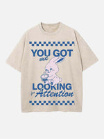 NewJeans Print Round Neck T-shirt