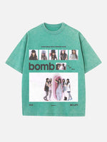 ILLIT Print Round Neck T-shirt