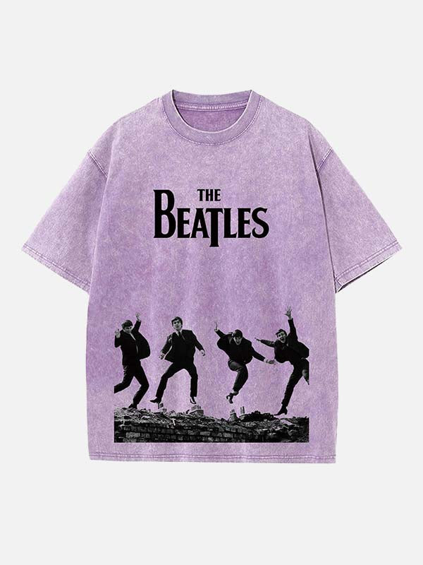 The Beatles Print Round Neck T-shirt