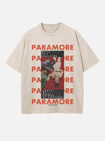Paramore Print Round Neck T-shirt