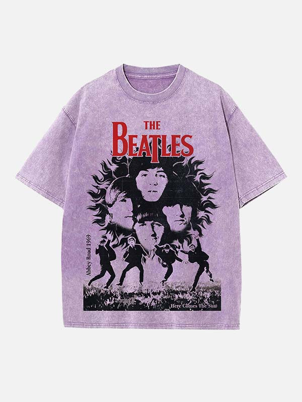 The Beatles Print Round Neck T-shirt