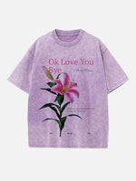 Olivia Dean Print Round Neck T-shirt