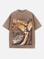Radiohead Print Round Neck T-shirt