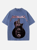 Metallica Print Round Neck T-shirt