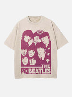 The Beatles Print Round Neck T-shirt