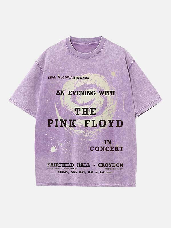 Pink Floyd Print Round Neck T-shirt