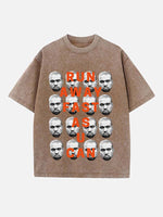 Kanye West Print Round Neck T-shirt