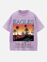 Eagles Print Round Neck T-shirt