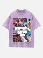 Juice WRLD Print Round Neck T-shirt