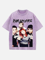 Paramore Print Round Neck T-shirt
