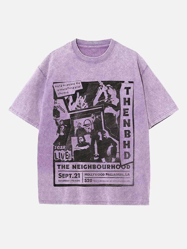 The Neighbourhood Print Round Neck T-shirt