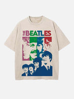 The Beatles Print Round Neck T-shirt