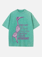 Tate McRae Print Round Neck T-shirt