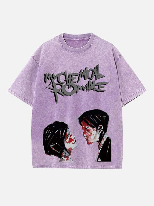 My Chemical Romance Print Round Neck T-shirt
