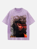 Juice WRLD Print Round Neck T-shirt