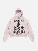 KATSEYE Print Slant Pockets Hoodie