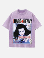 Evanescence Print Round Neck T-shirt