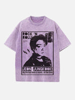 BTS Print Round Neck T-shirt