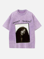 Olivia Dean Print Round Neck T-shirt