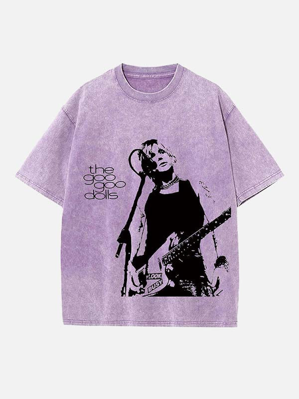 The Goo Goo Dolls Print Round Neck T-shirt