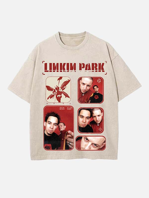 Linkin Park Print Round Neck T-shirt