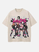 Aespa Print Round Neck T-shirt