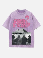 Pink Floyd Print Round Neck T-shirt