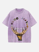 Imagine Dragons Print Round Neck T-shirt