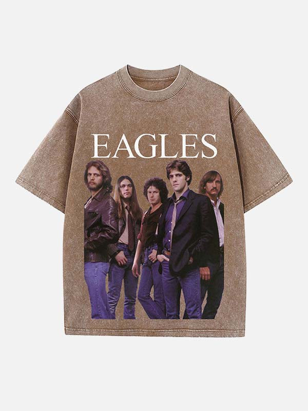 Eagles Print Round Neck T-shirt