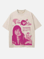 Beabadoobee Print Round Neck T-shirt