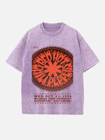 Red Hot Chili Peppers Print Round Neck T-shirt