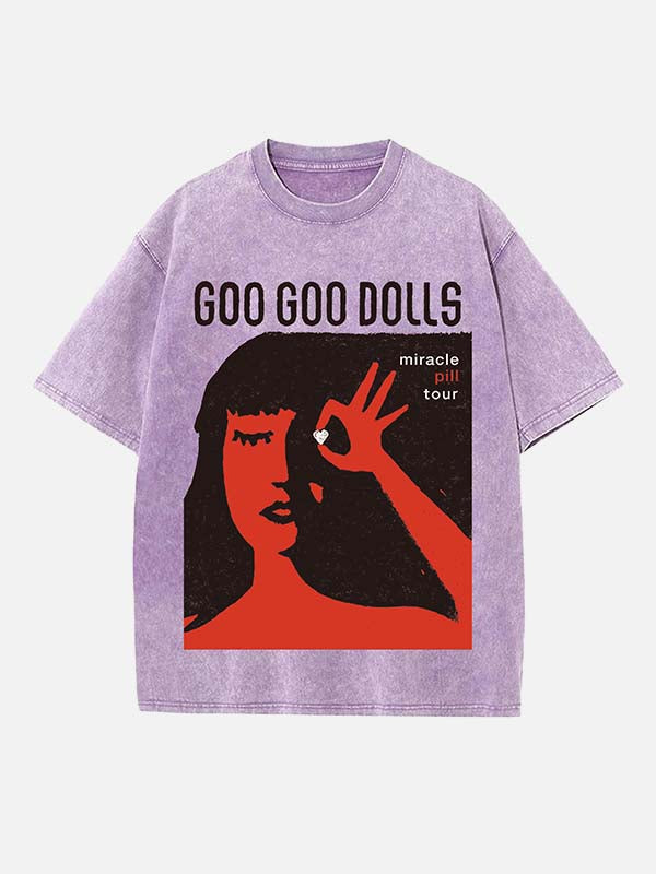 The Goo Goo Dolls Print Round Neck T-shirt