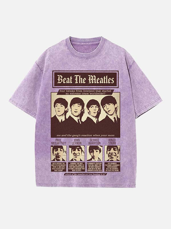 The Beatles Print Round Neck T-shirt