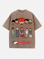 Limp Bizkit Print Round Neck T-shirt