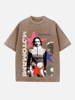 Rosalía Print Round Neck T-shirt