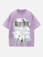 Tate McRae Print Round Neck T-shirt