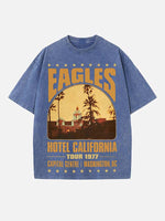 Eagles Print Round Neck T-shirt