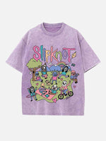 Slipknot Print Round Neck T-shirt