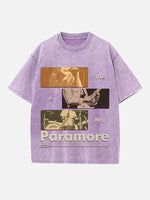 Paramore Print Round Neck T-shirt