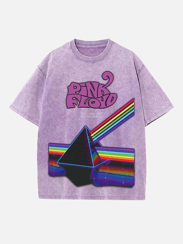 Pink Floyd Print Round Neck T-shirt