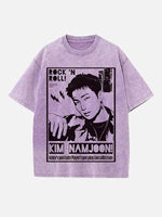 BTS Print Round Neck T-shirt