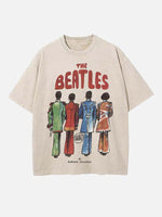 The Beatles Print Round Neck T-shirt