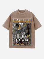 Eagles Print Round Neck T-shirt