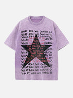 Radiohead Print Round Neck T-shirt