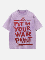 Fall Out Boy Print Round Neck T-shirt